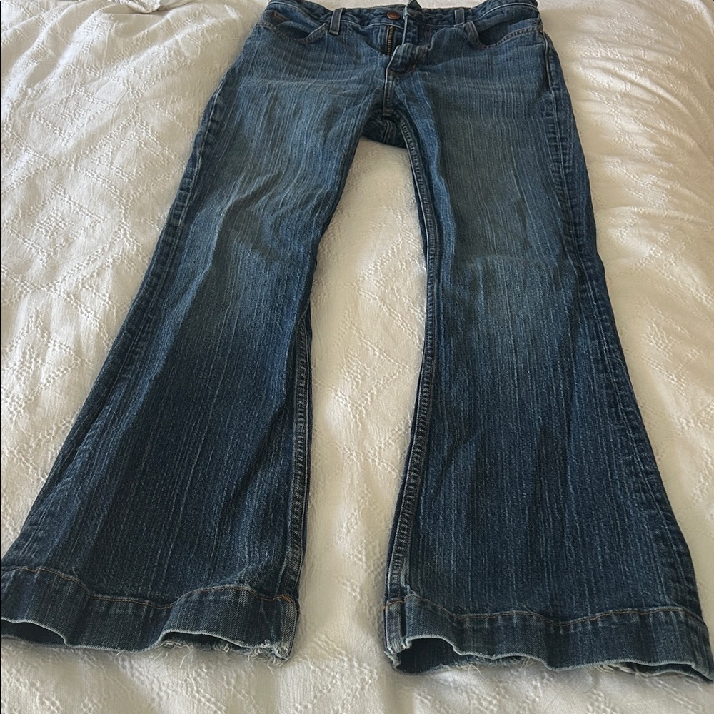 Kimes Ranch Dark Blue Flare Jeans